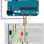 Breadboard circuit diagram